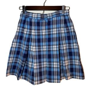 Dennis uniform pleated plaid skirt. Size 10
